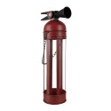 Clayre & Eef Wine Rack Fire extinguisher 17x11x41 cm Red Iron