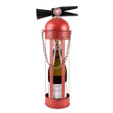 Clayre & Eef Wine Rack Fire extinguisher 17x11x41 cm Red Iron