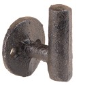 Clayre & Eef Wall Hook 4x4x5 cm Brown Iron