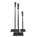 Clayre & Eef Chandelier set de 3 35 / 49 / 52 cm Noir Fer