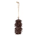 Clayre & Eef Pendentif Pomme de pin 11 cm Marron Fer