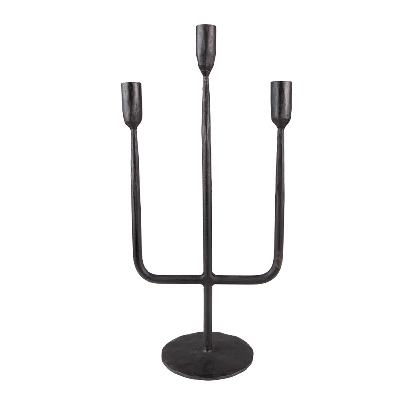 Clayre & Eef Candelabro 43 cm Nero Ferro