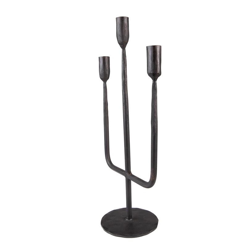 Clayre & Eef Candelabro 43 cm Nero Ferro