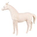 Clayre & Eef Figurine Horse 30 cm Beige Paper Iron Textile