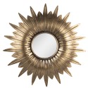 Clayre & Eef Mirror 40x41 cm Copper colored Iron Glass Round