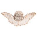 Clayre & Eef Wall Decoration Angel 56x13x14 cm Beige Gold colored Stone