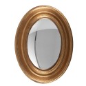 Clayre & Eef Mirror 24x32 cm Gold colored Wood Oval