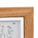 Clayre & Eef Photo Frame 7x10 cm Brown White MDF Rectangle