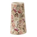 Clayre & Eef Decoration can 2100 ml Pink Ceramic Flowers