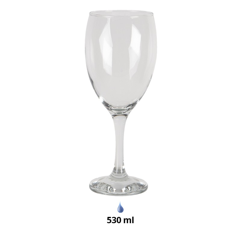 Clayre & Eef Wijnglas  530 ml Glas