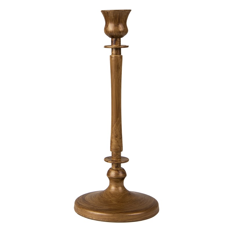 Clayre & Eef Candelabro 24 cm Color oro Ferro Rotondo