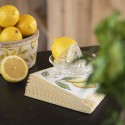 Clayre & Eef Napkins Paper Set of 20 33x33 cm (20) Beige Yellow Paper Square Lemon