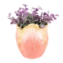 Clayre & Eef Pot de fleurs 12x8x15 cm Orange Céramique