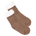 House socks - Heated socks brown