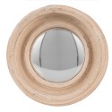 Clayre & Eef Mirror Ø 16 cm Beige Plastic Round