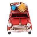 Clayre & Eef Miniatura decorativa Auto 11x5x7 cm Rosso Ferro