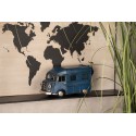 Clayre & Eef Miniature décorative Bus 16x7x9 cm Bleu Fer
