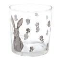 Clayre & Eef Water Glass 250 ml Glass Rabbit