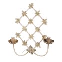 Clayre & Eef Wall Light 43x16x55 cm Beige Gold colored Iron