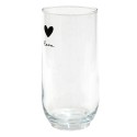 Clayre & Eef Verre d'eau 280 ml Verre Coeur Love