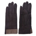 Juleeze Winter Gloves 8x24 cm Brown Polyester