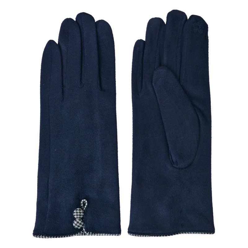 Juleeze Handschoenen Winter  8x24 cm Blauw 100% Polyester