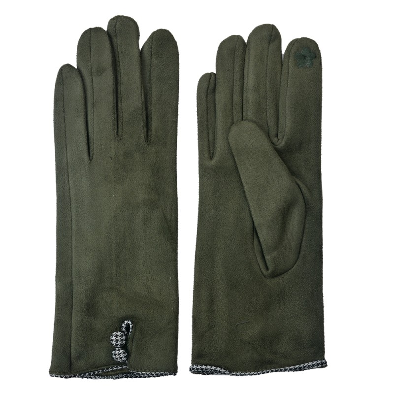 Juleeze Gants d'hiver 8x24 cm Vert 100% Polyester