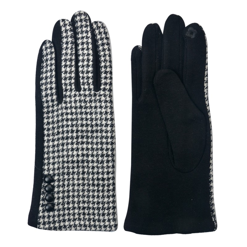 Juleeze Gants d'hiver 8x24 cm Noir 100% Polyester