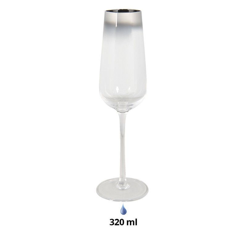 in beroep gaan Uitsteken Voorzichtigheid Clayre & Eef Champagneglas 320 ml