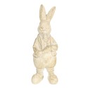 Clayre & Eef Figur Kaninchen 13 cm Weiß Polyresin