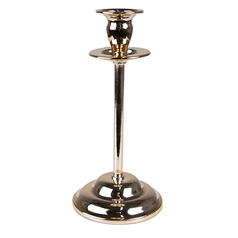 Clayre & Eef Candelabro 20 cm Color oro Ferro Rotondo