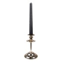 Clayre & Eef Candle holder 15 cm Gold colored Iron Round