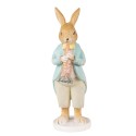 Clayre & Eef Figurine Rabbit 15 cm Brown Polyresin