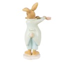 Clayre & Eef Figur Kaninchen 16 cm Grün Braun Polyresin