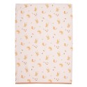 Clayre & Eef Torchon 50x70 cm Beige Coton Rectangle Croissant et Café