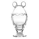 Clayre & Eef Glass Jar Ø 8x17 cm Transparent Glass Round