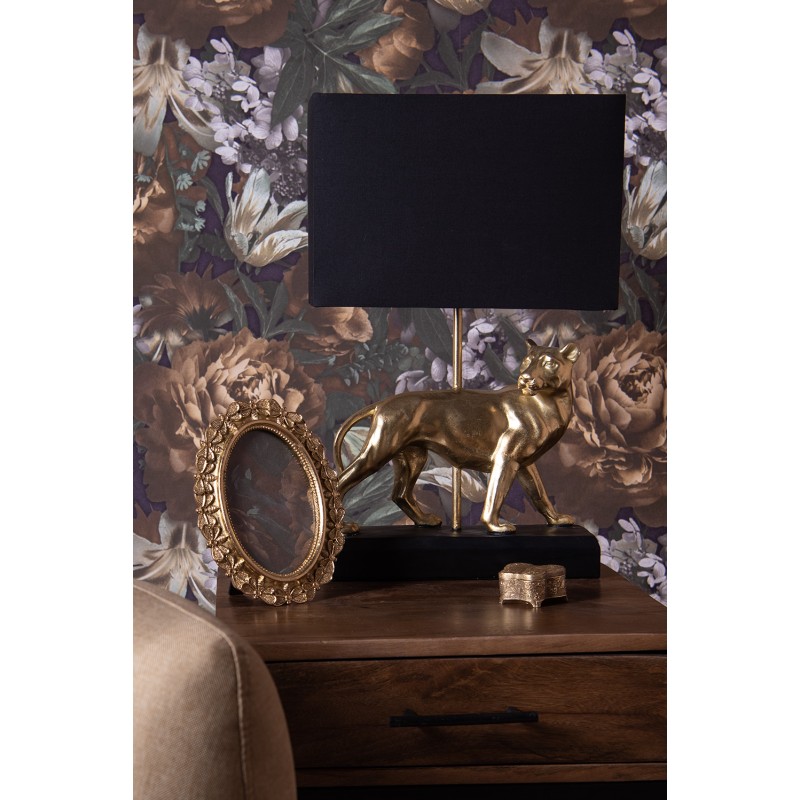 Clayre & Eef Bilderrahmen 10x15 cm Goldfarbig Kunststoff Schmetterlinge