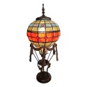 LumiLamp Table Lamp Tiffany 31x31x71 cm Orange Glass