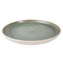 Clayre & Eef Breakfast Plate Ø 21 cm Green Ceramic