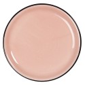 Clayre & Eef Dinner Plate Ø 27 cm Pink Ceramic Round