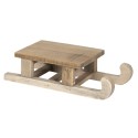 Clayre & Eef Decoration Sled 25x12x6 cm Brown Wood