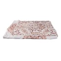 Clayre & Eef Copripiumini 1-persoons Bianco Rosa  Cotone Poliestere Rettangolo