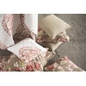 Clayre & Eef Bedsprei  2-persoons Wit Rood Katoen Polyester Rechthoek