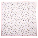 Clayre & Eef Tablecloth 130x180 cm Beige Pink Cotton Rectangle Butterflies