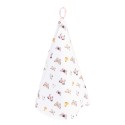 Clayre & Eef Torchon Ø 80 cm Beige Rose Coton Rond Papillons