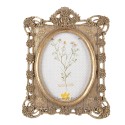 Clayre & Eef Photo Frame 13x18 cm Gold colored Plastic Glass