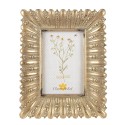 Clayre & Eef Photo Frame 10x15 cm Gold colored Plastic Glass