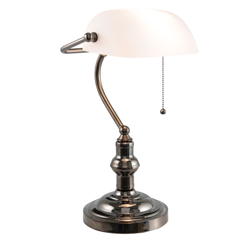 LumiLamp Lampe de bureau Lampe de banquier 27x23x42 cm  Blanc