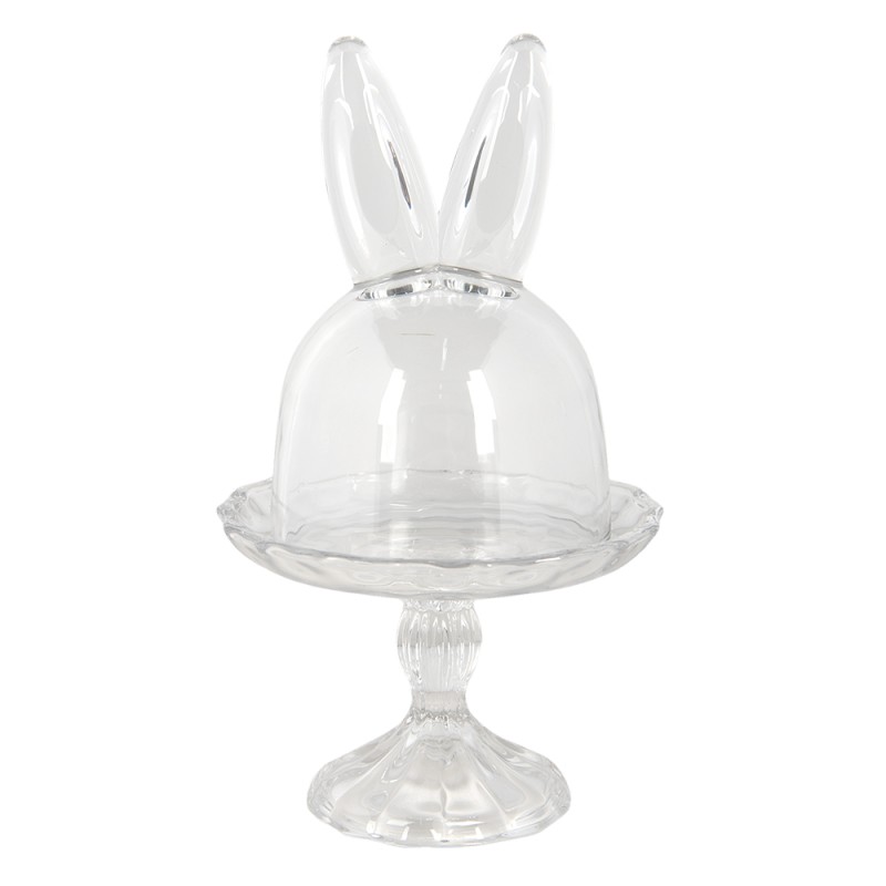 Clayre & Eef Cloche Ø 14x23 cm Glass Rabbit