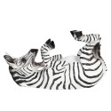 Clayre & Eef Weinregal Zebra 32x12x18 cm Schwarz Kunststoff